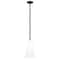 Z-Lite Farrell 1 Light Pendant, 7.25in. W x 13.75in. H, Matte Black 3043P7-ROD-MB - alternate 1